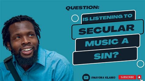 Is it a sin to listen to secular music, or does it simply make your playlist more interesting?